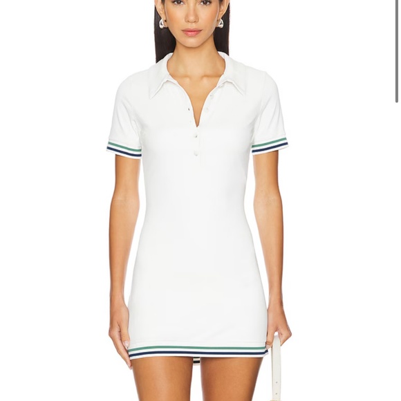 IVL collective polo tennis dress -Blanc de blanc colour - Picture 1 of 5